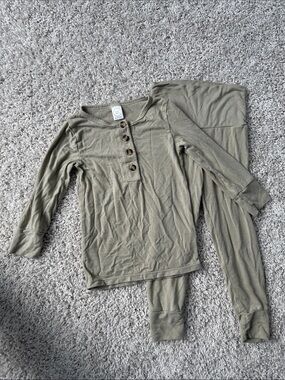 Lou Lou & Company Tan Top and Bottom Set